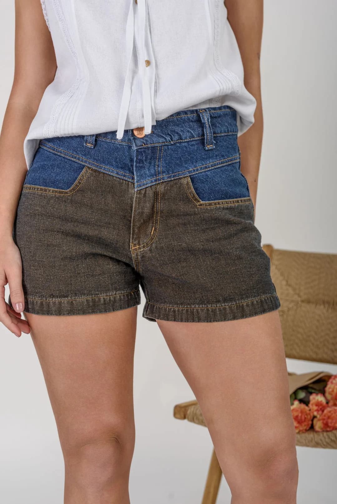 Short West — Shorts y faldas Bicolor · BONA