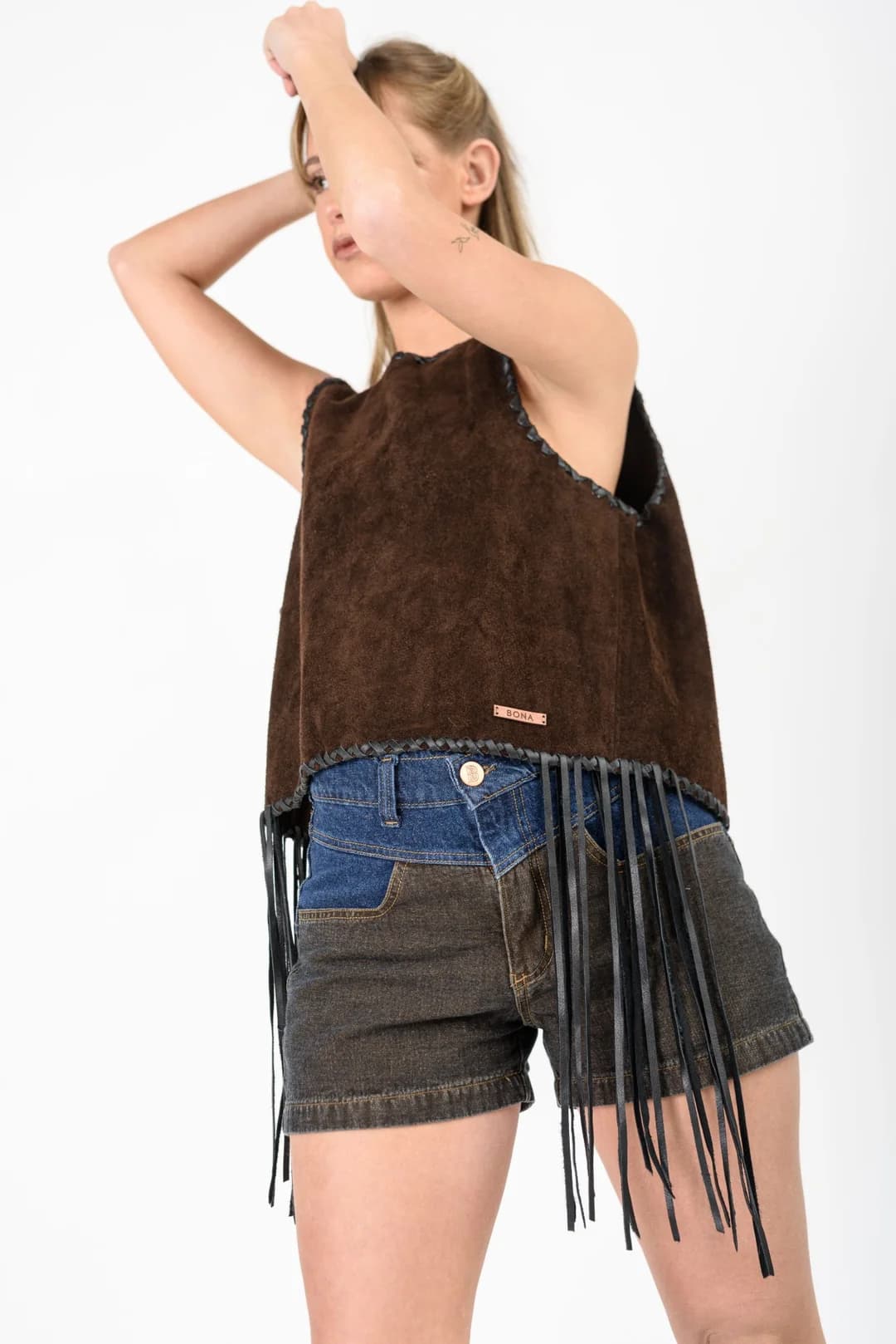 Short West — Shorts y faldas Bicolor · BONA