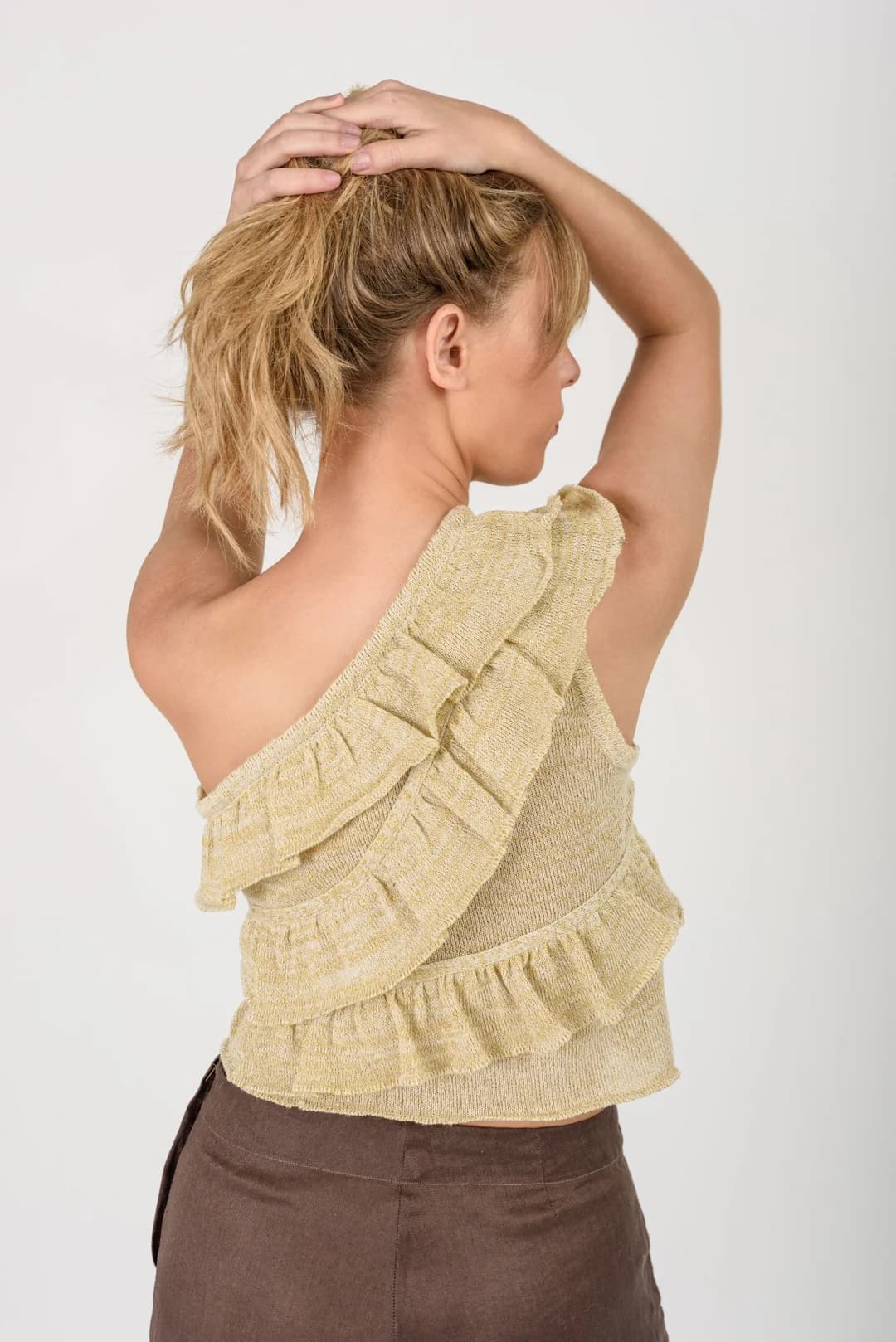 Top Tejido Dolly — Tops Beige · BONA