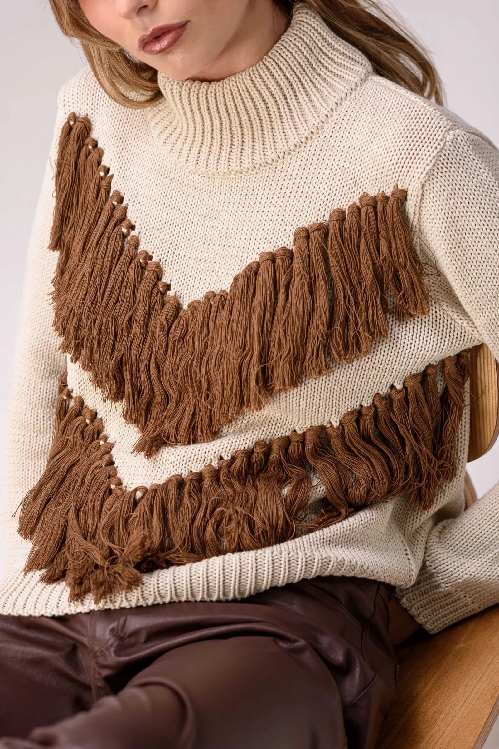 Sweater Origen — Tejidos Marrón · BONA