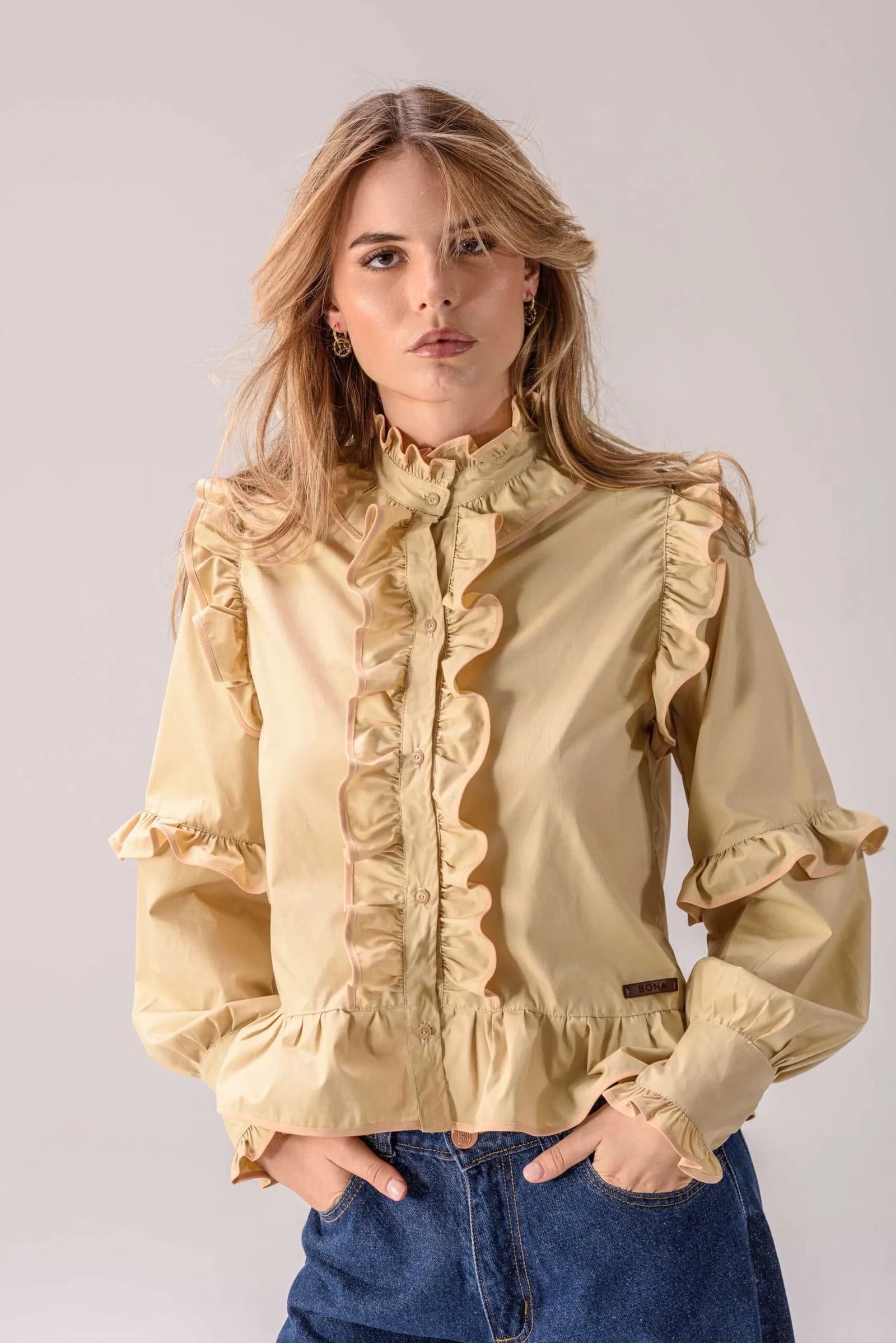 Camisa Rocío Beige