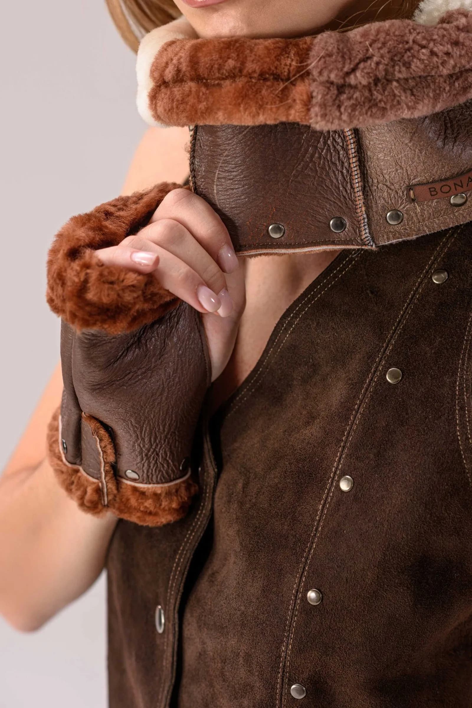 Guantes Kanun (Wool & Leather)