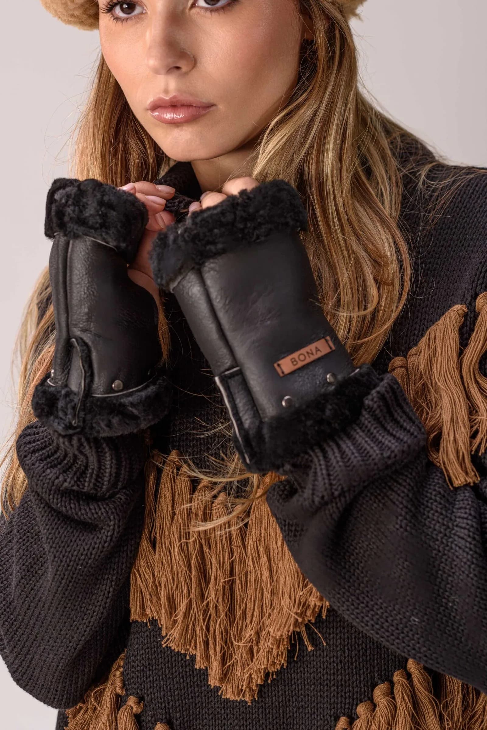 Guantes Kanun (Wool & Leather)