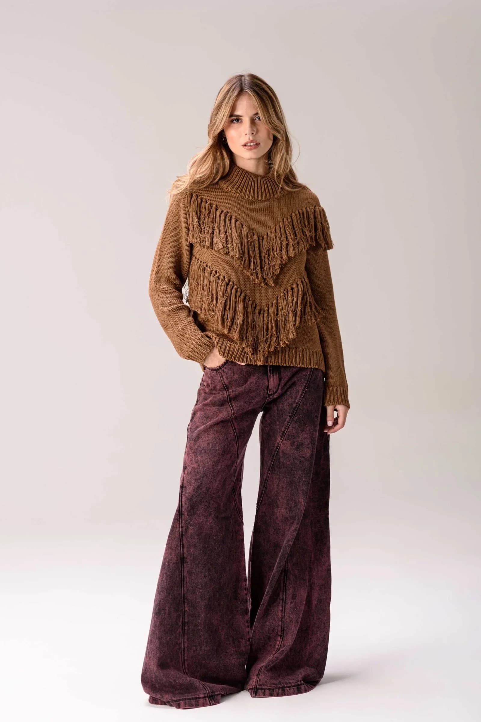 Sweater Origen — Tejidos Marrón · BONA