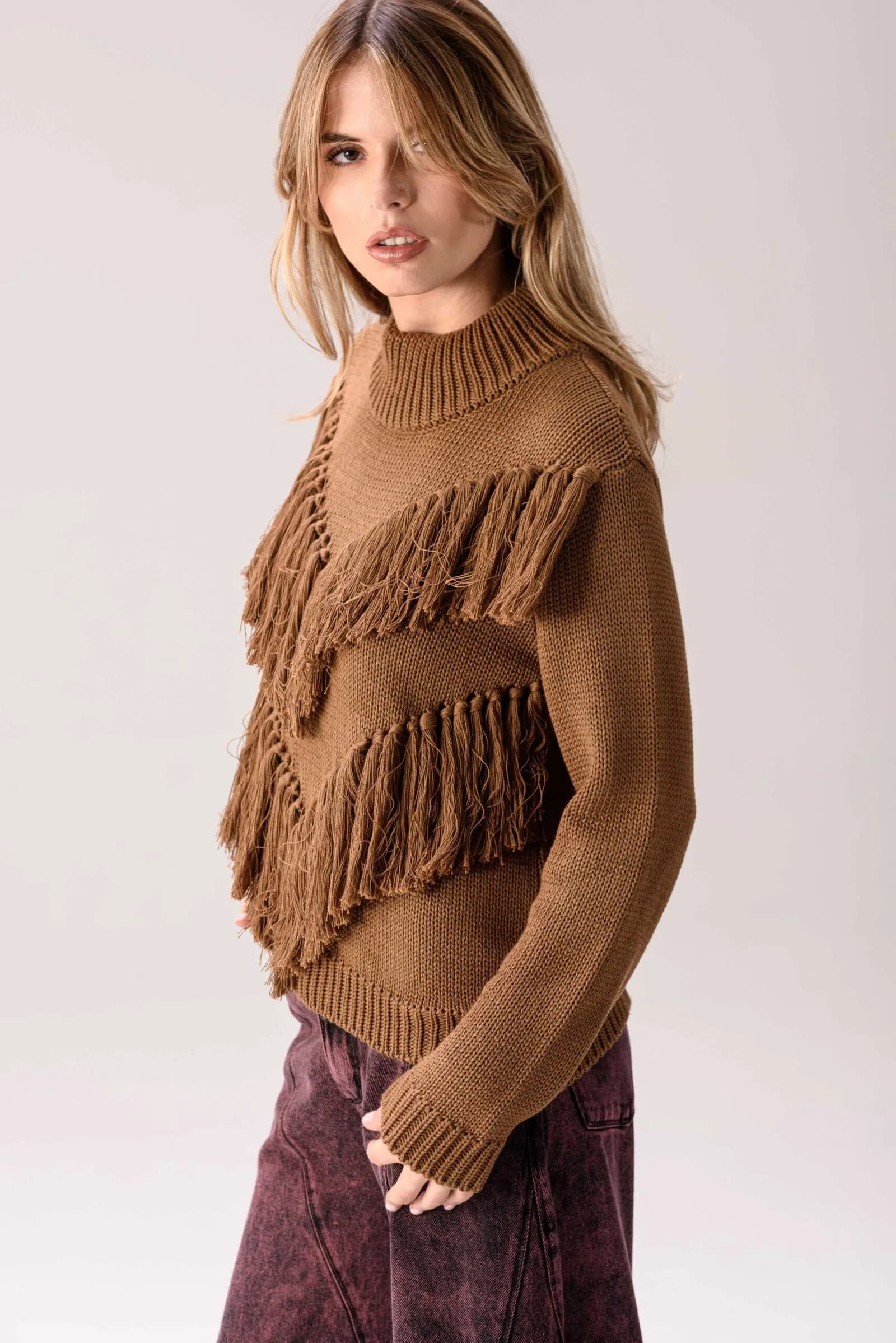 Sweater Origen — Tejidos Marrón · BONA