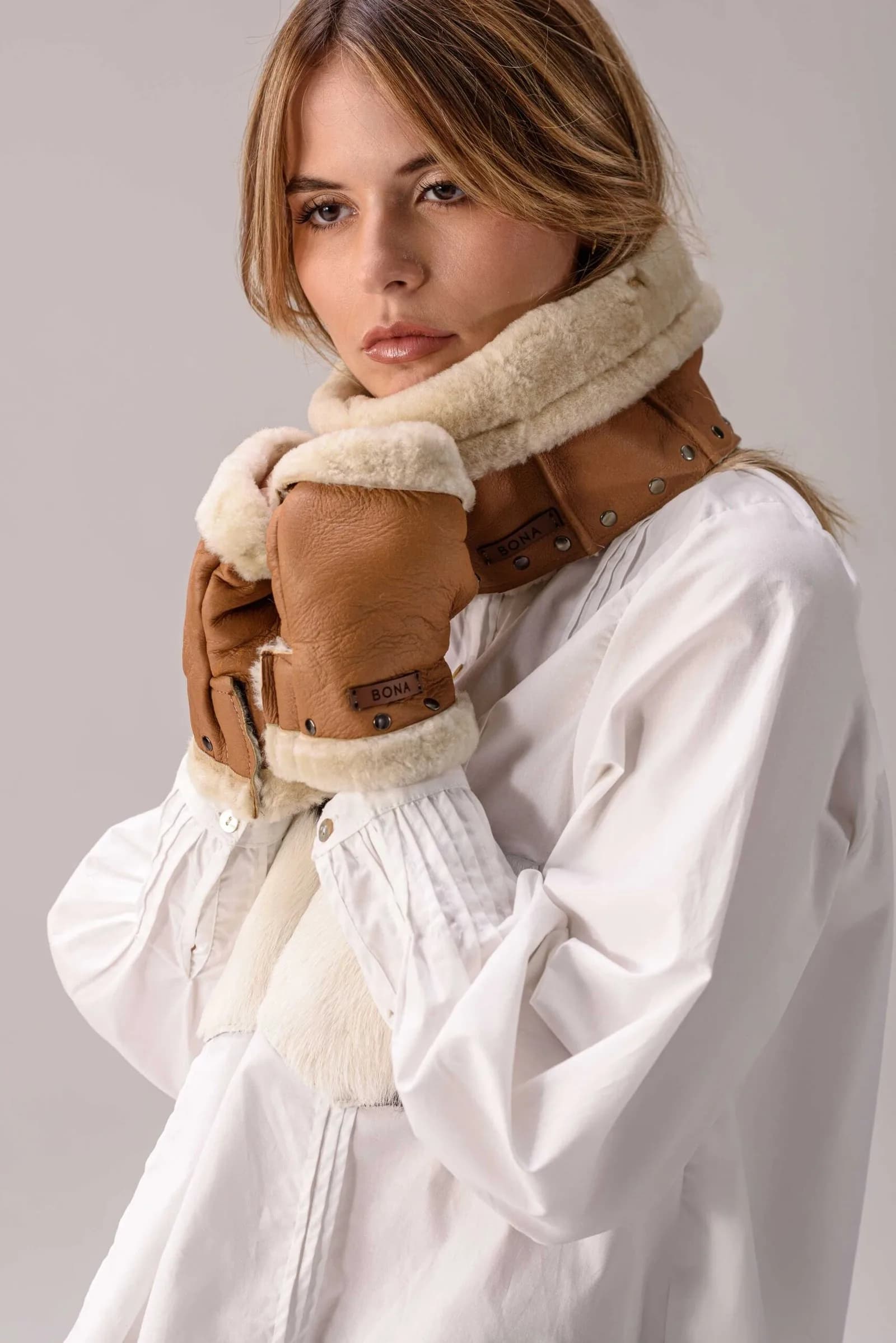 Cuello Kanun (Wool & Leather)
