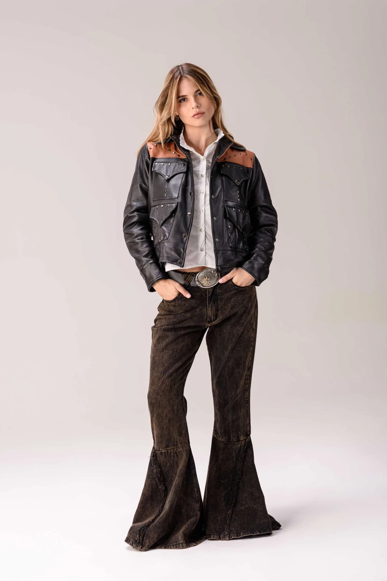 Canyon Leather Jacket (100% cuero)