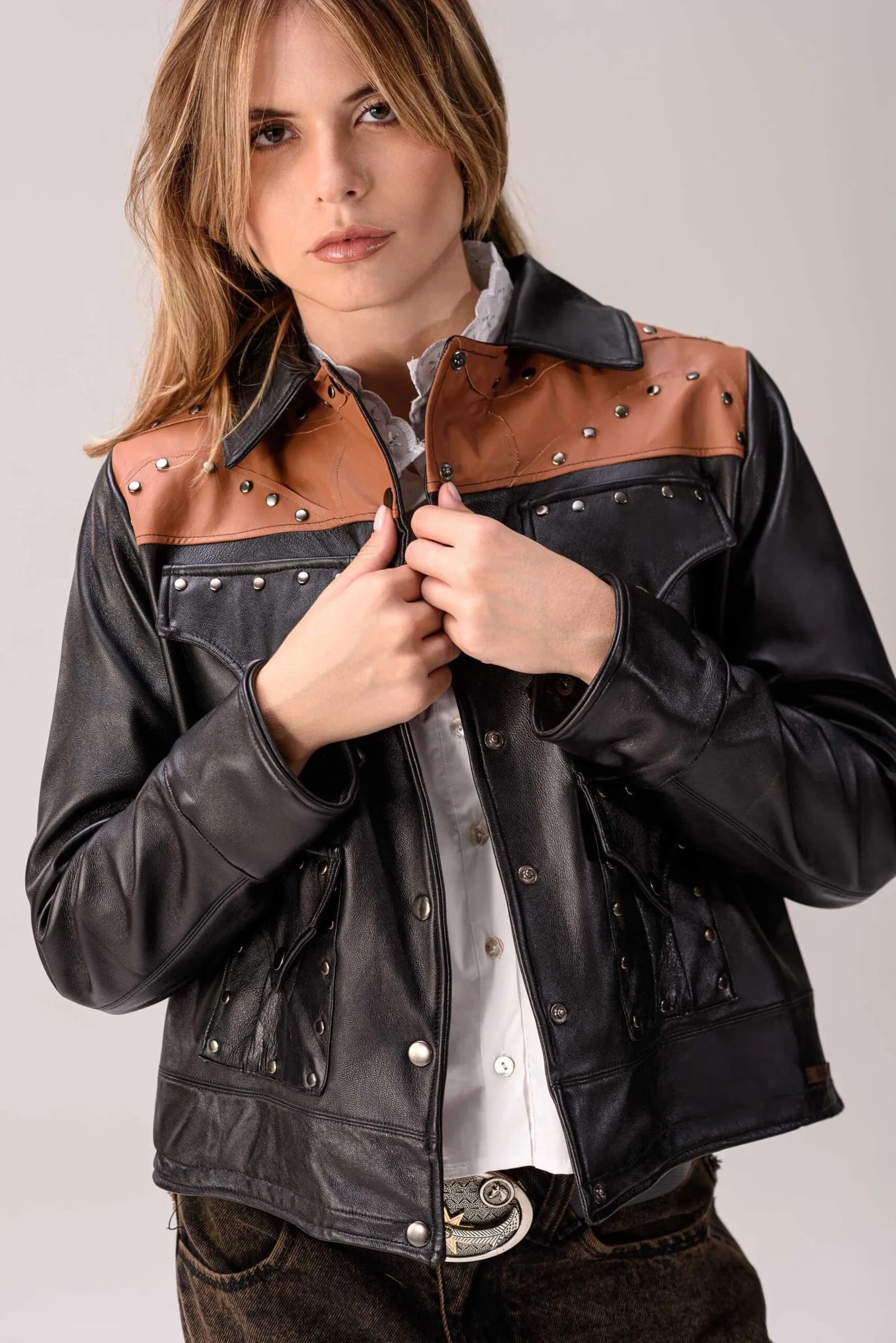 Canyon Leather Jacket (100% cuero)