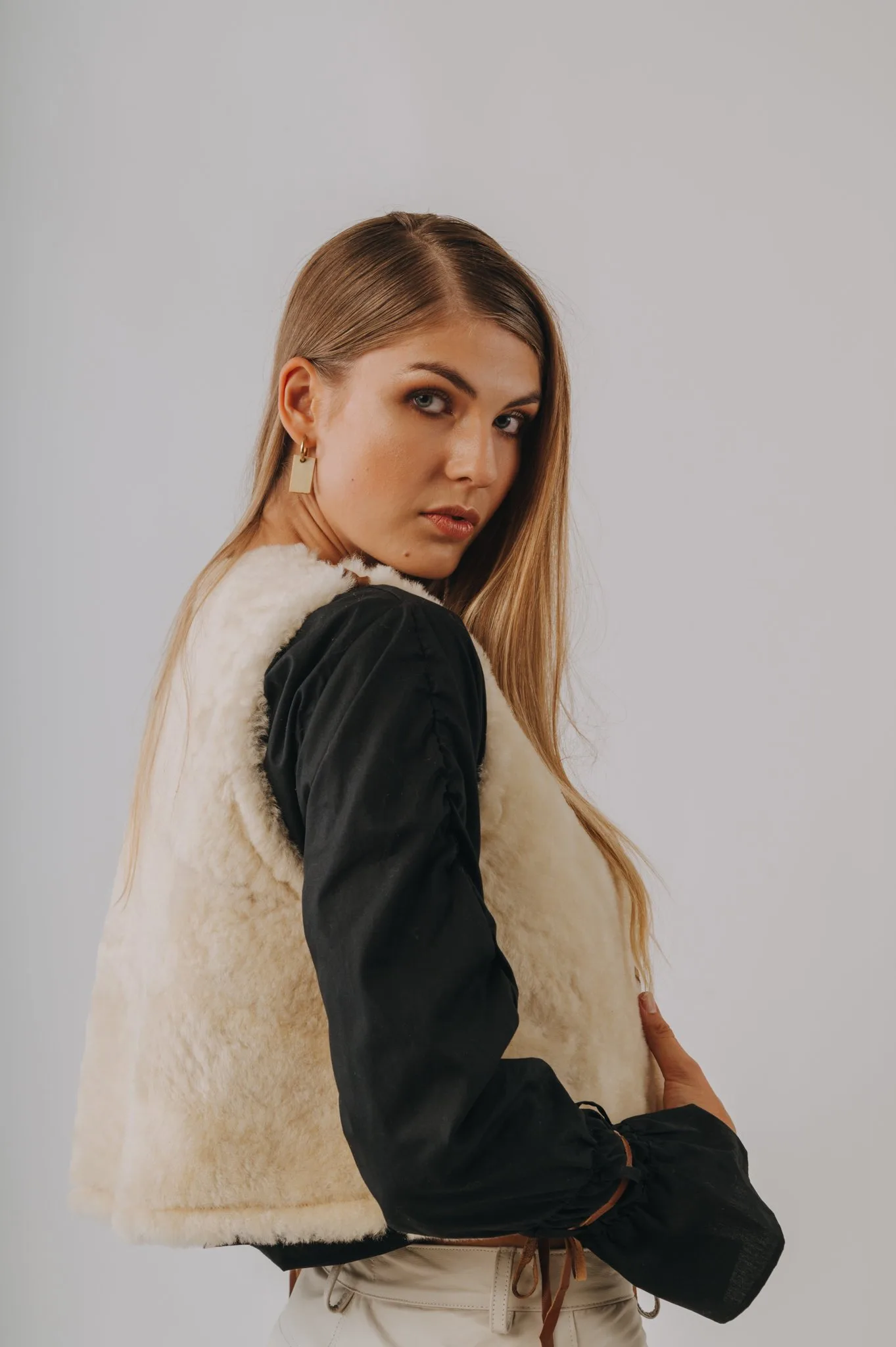 Double Tradition Vest (Lana & Cuero)