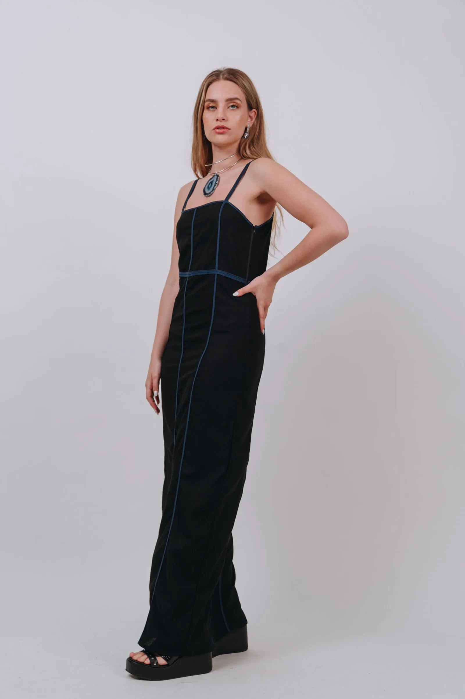Vestido Egeo Negro