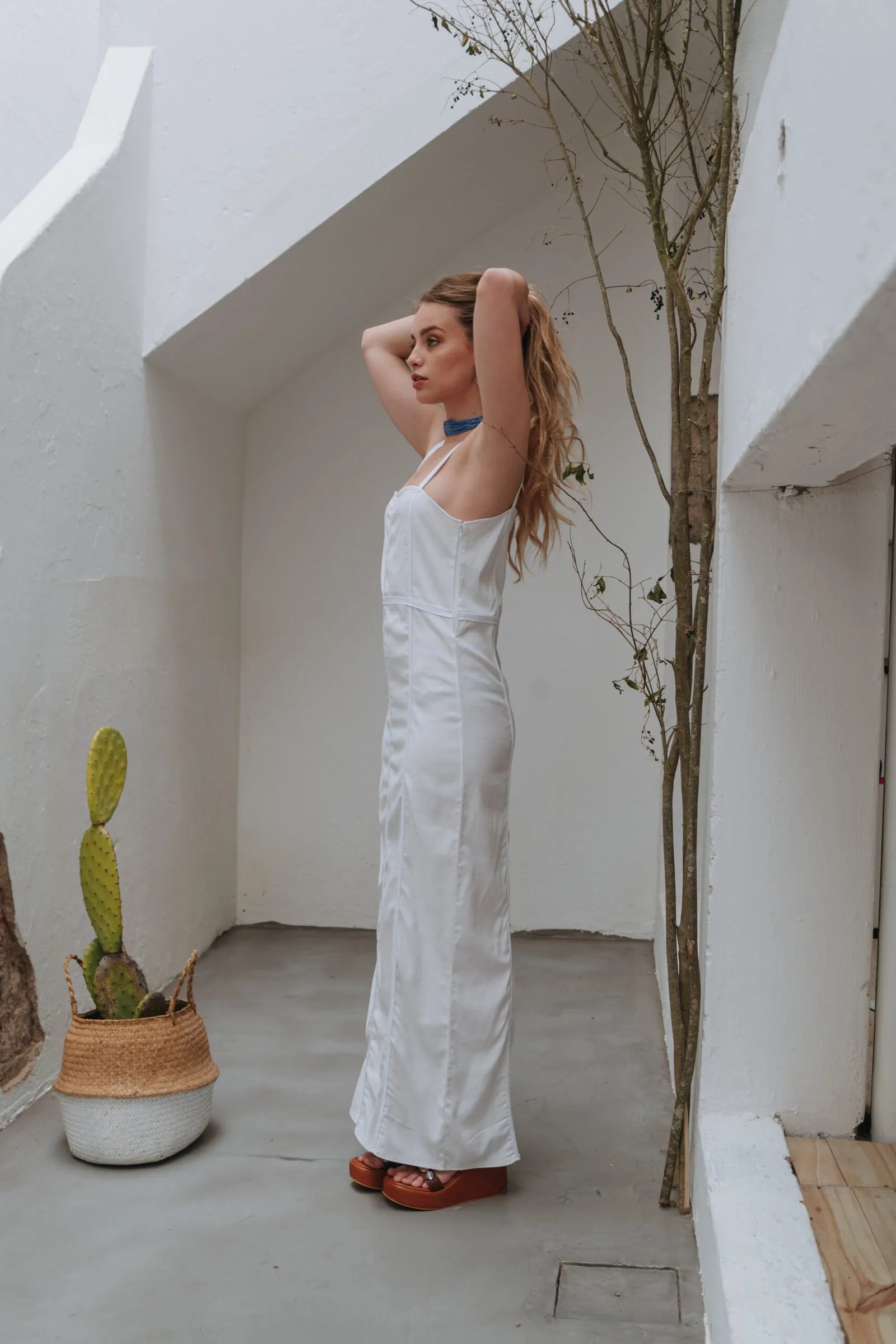 Vestido Egeo — Sale Blanco · BONA