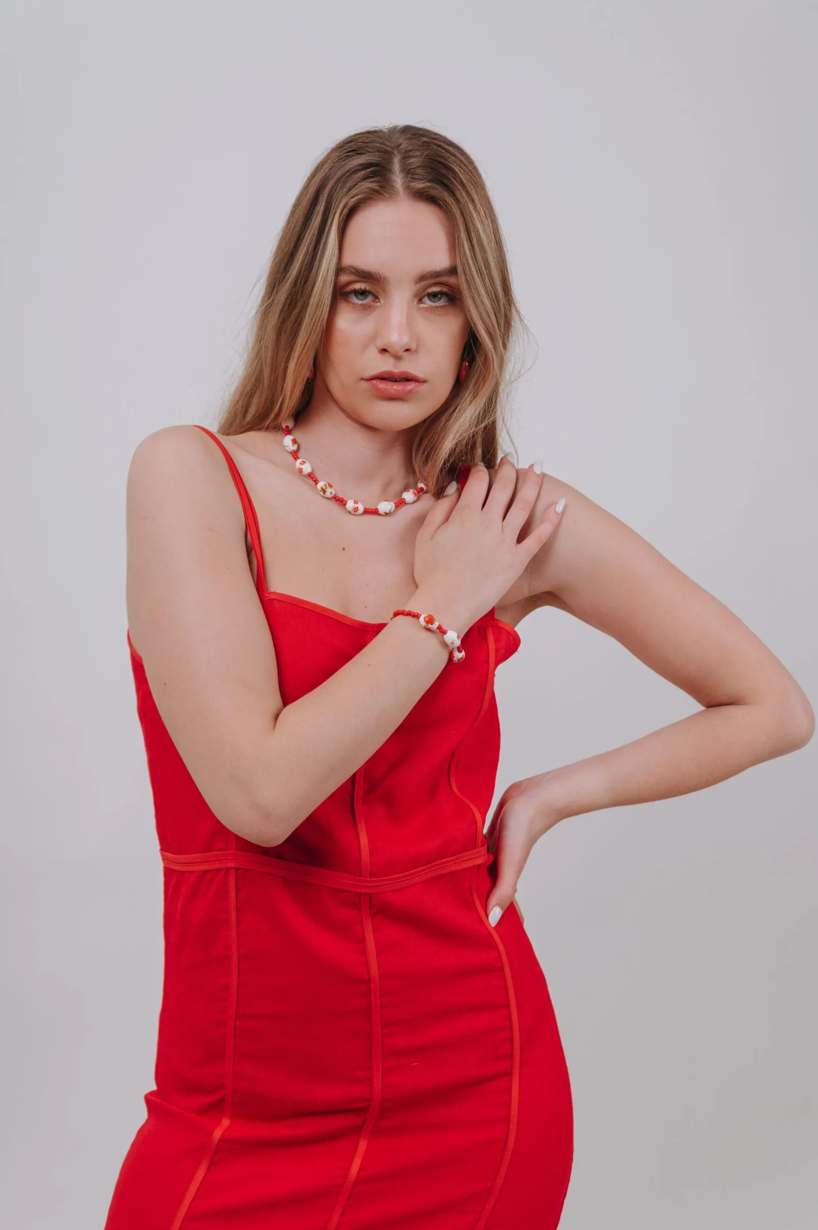 Vestido Egeo — Sale Azul estampado · BONA