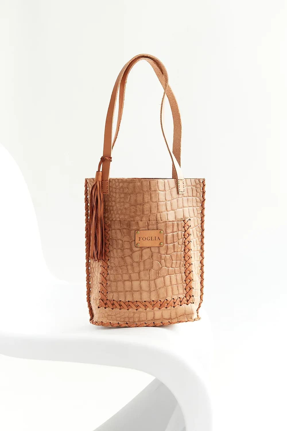 Matera Foglia — Carteras FOGLIA Beige · BONA