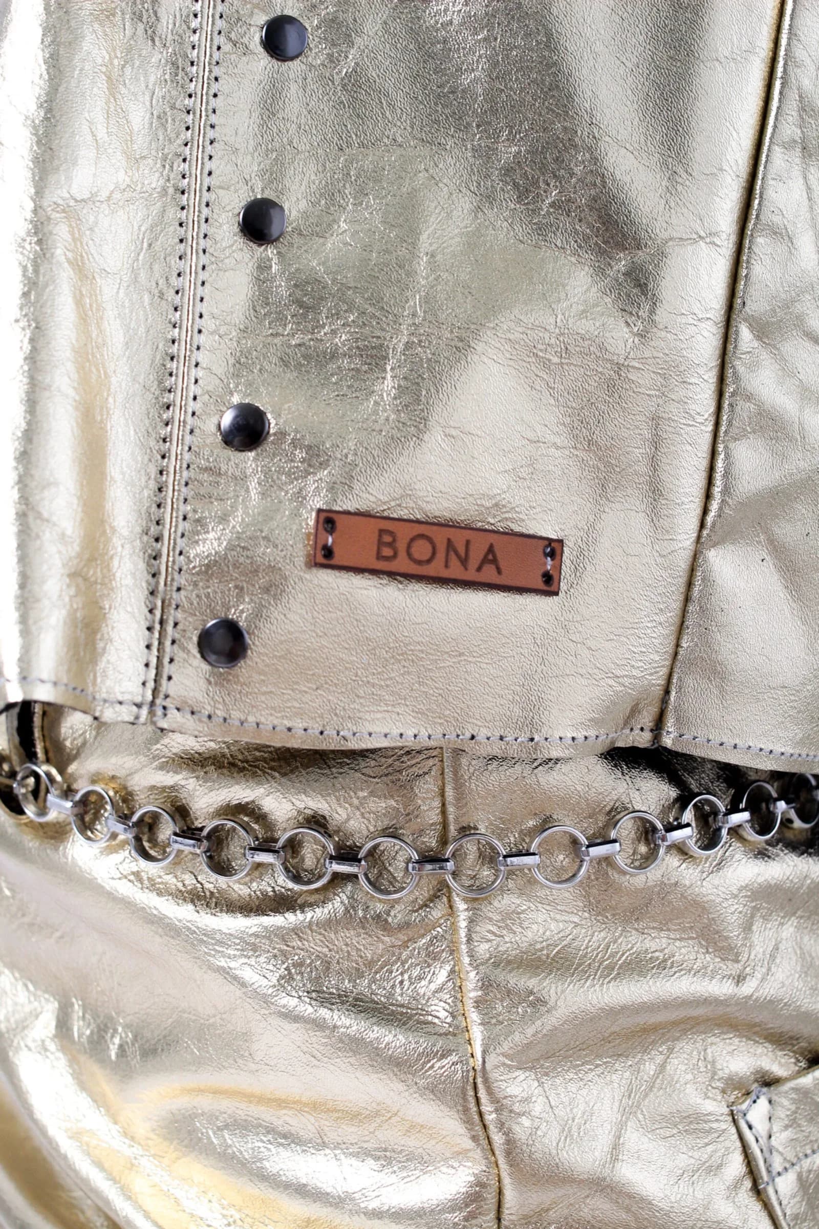 Louvre Leather Vest — Leather clothing Crudo · BONA