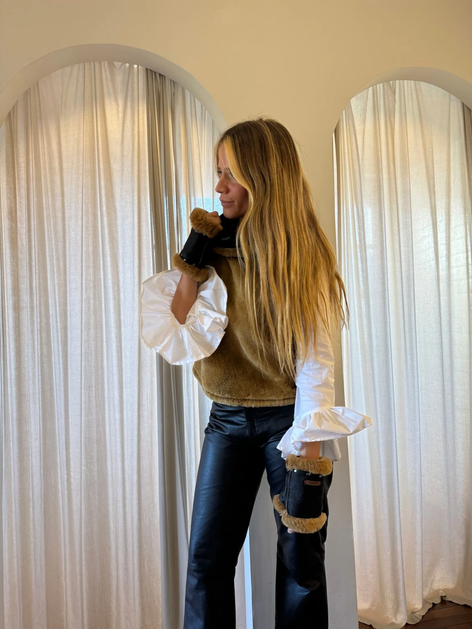 Bear Leather Vest