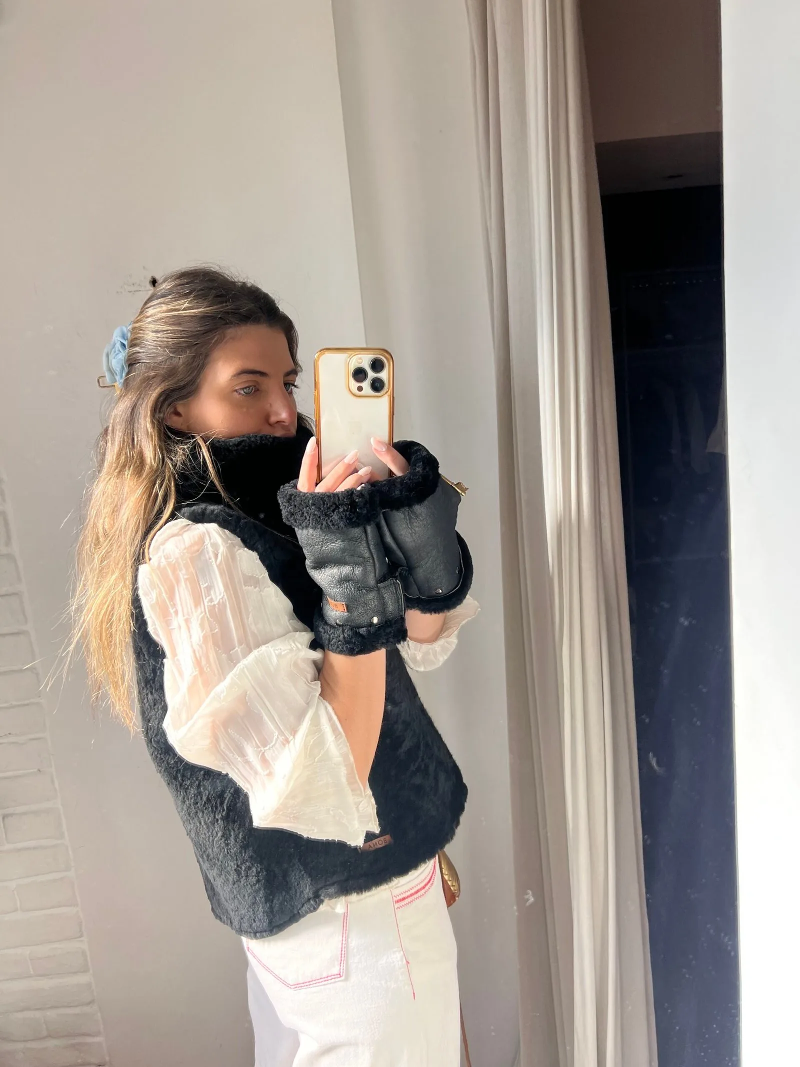 Bear Leather Vest — Abrigos Marrón · BONA