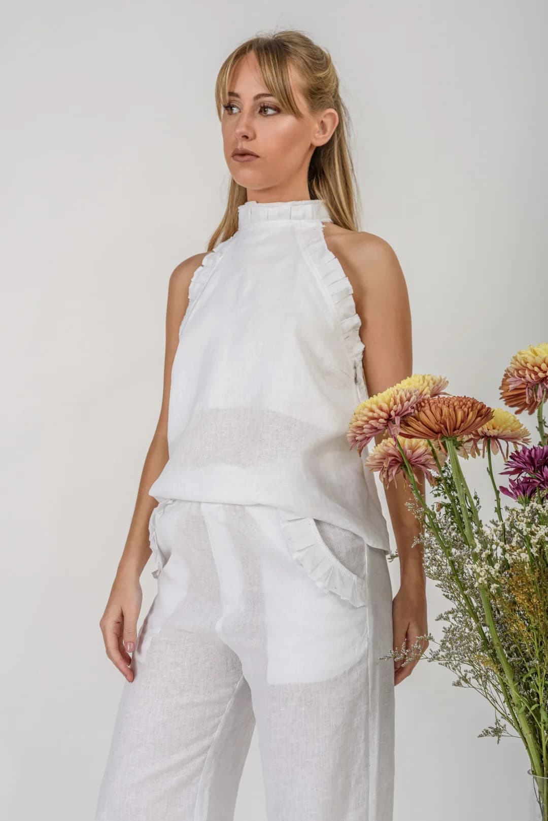 Musculosa Laia — Tops Blanco · BONA