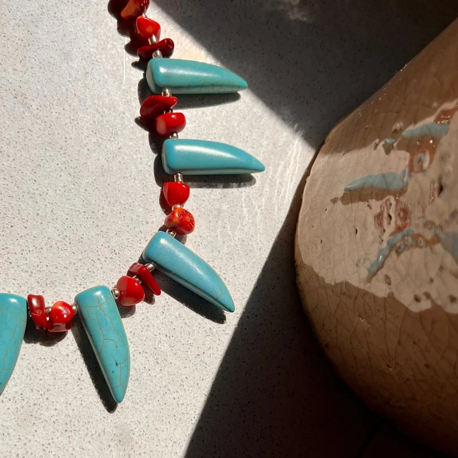 Collar Nereida — Collares Rojo · BONA