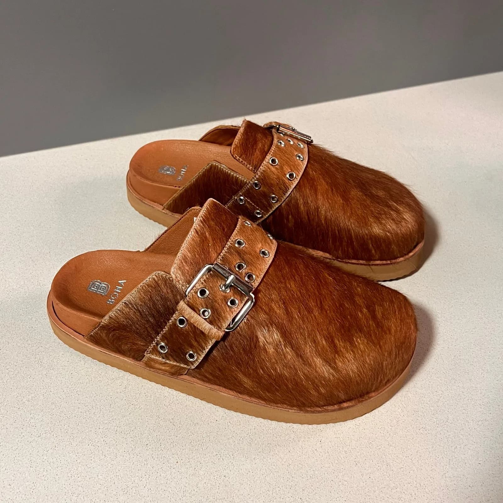 Mules Sirocco — Sandalias Beige · BONA