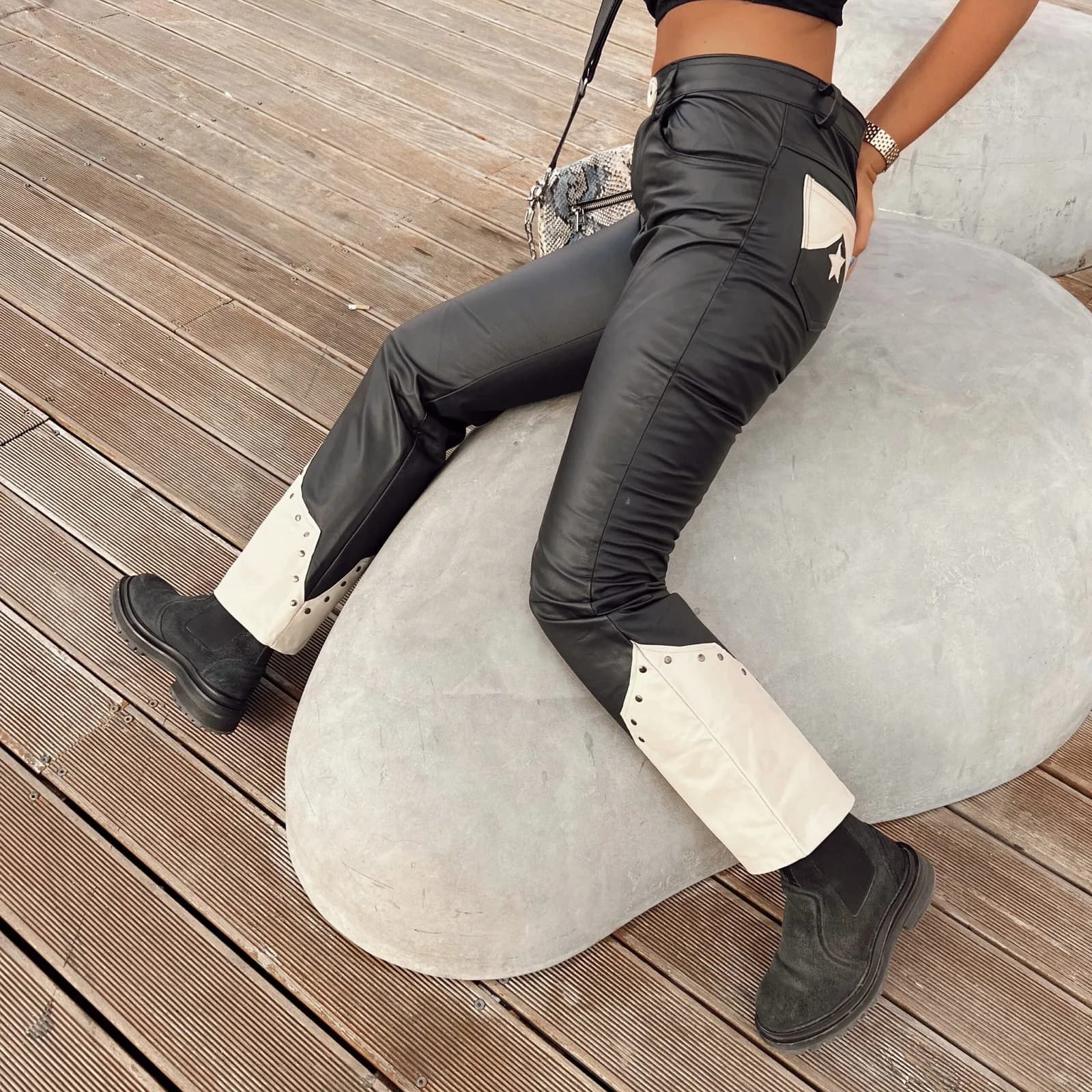 Tel Aviv - Leather Pant — Leather clothing · BONA
