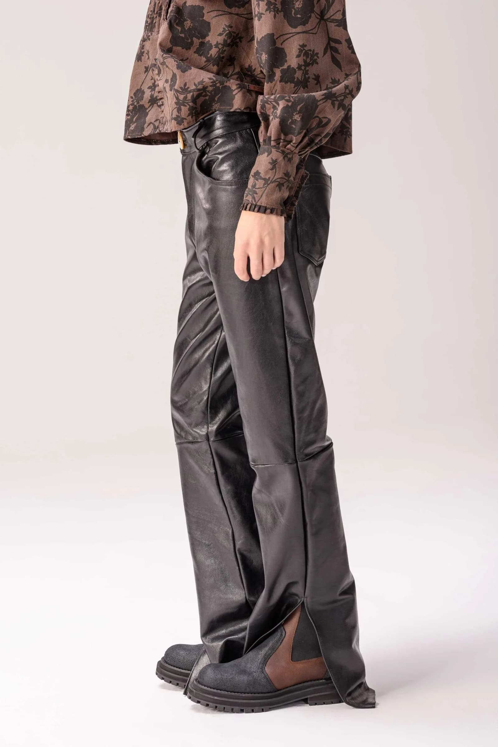 Eternal Leather Pant Negro