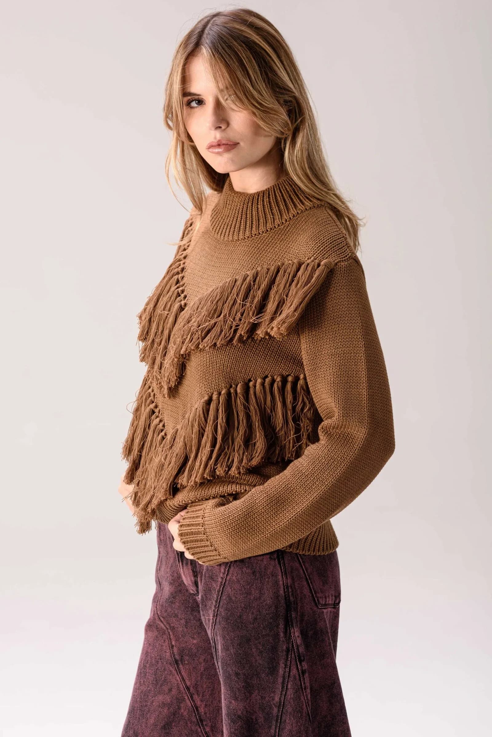 Sweater Origen — Tejidos Marrón · BONA