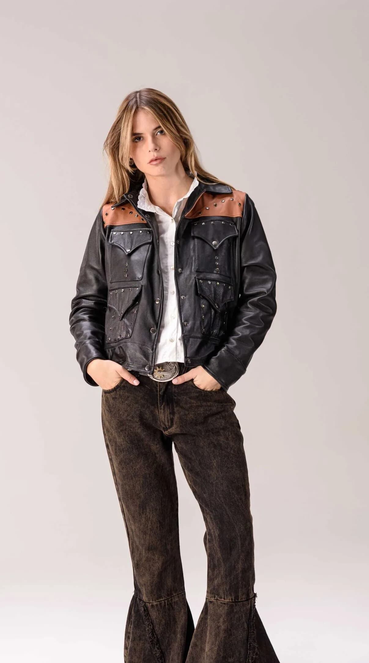 Canyon Leather Jacket (100% cuero) — Abrigos de cuero · BONA