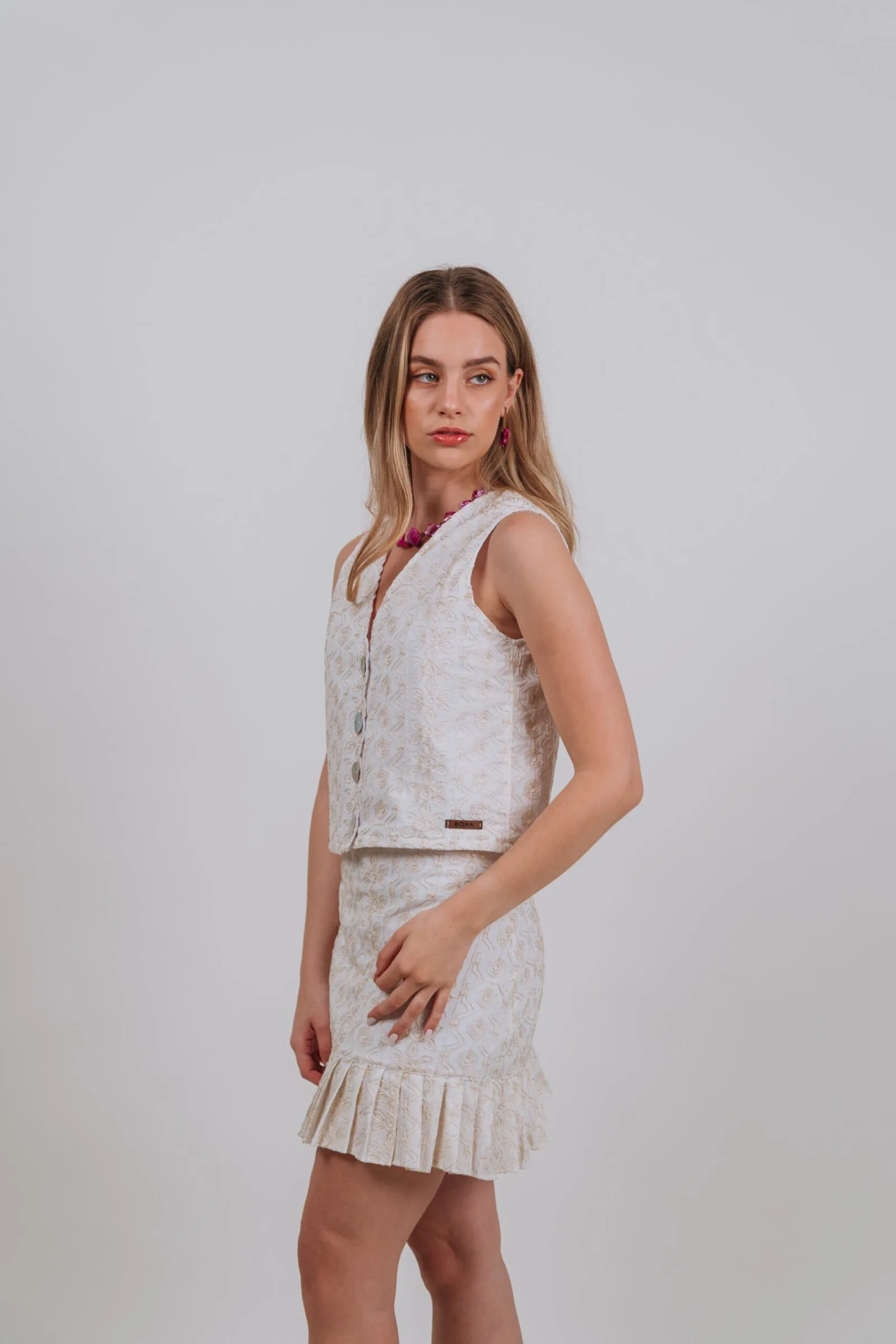 Chaleco Bordado Pearl
