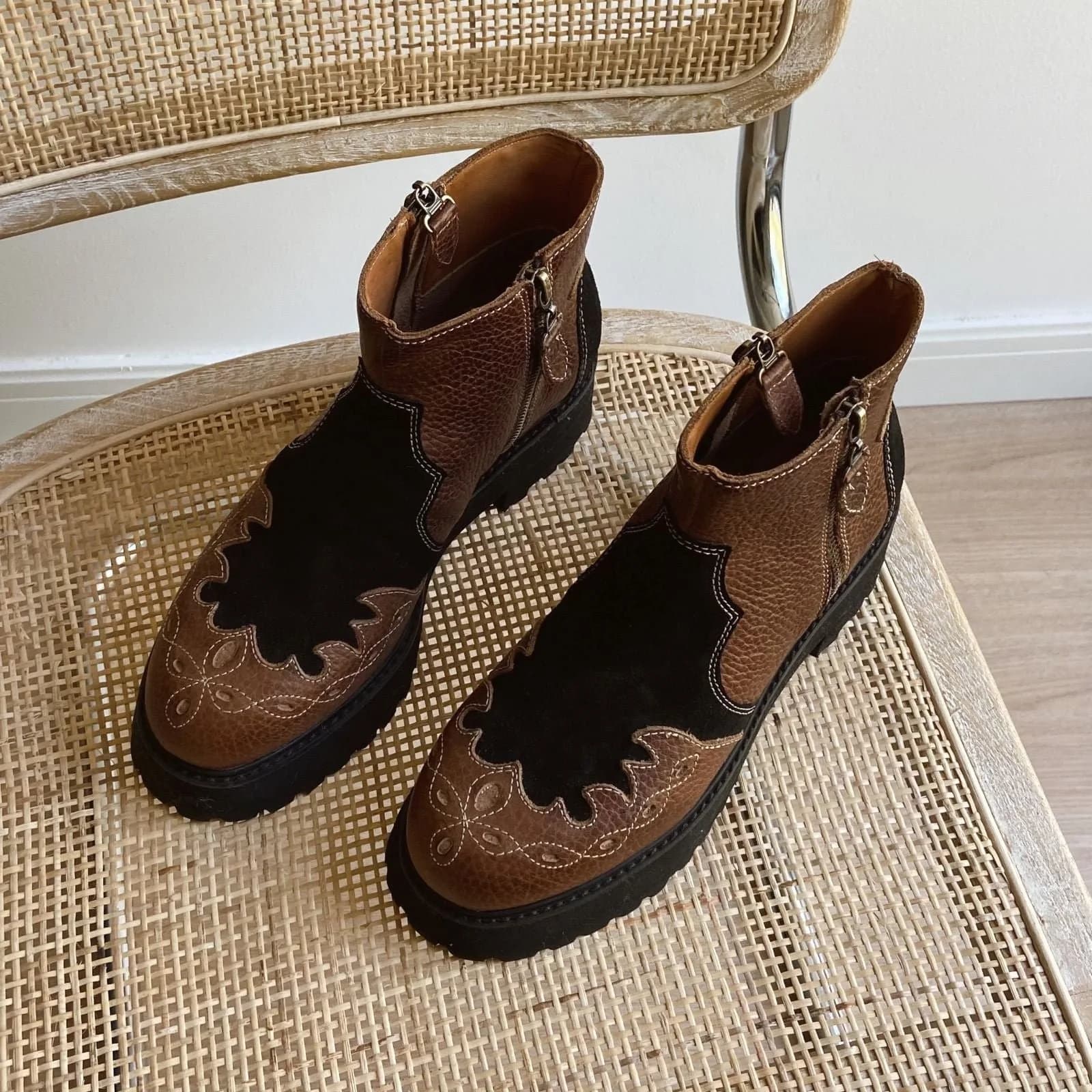 Botas Houston — Botas Marrón & negro · BONA