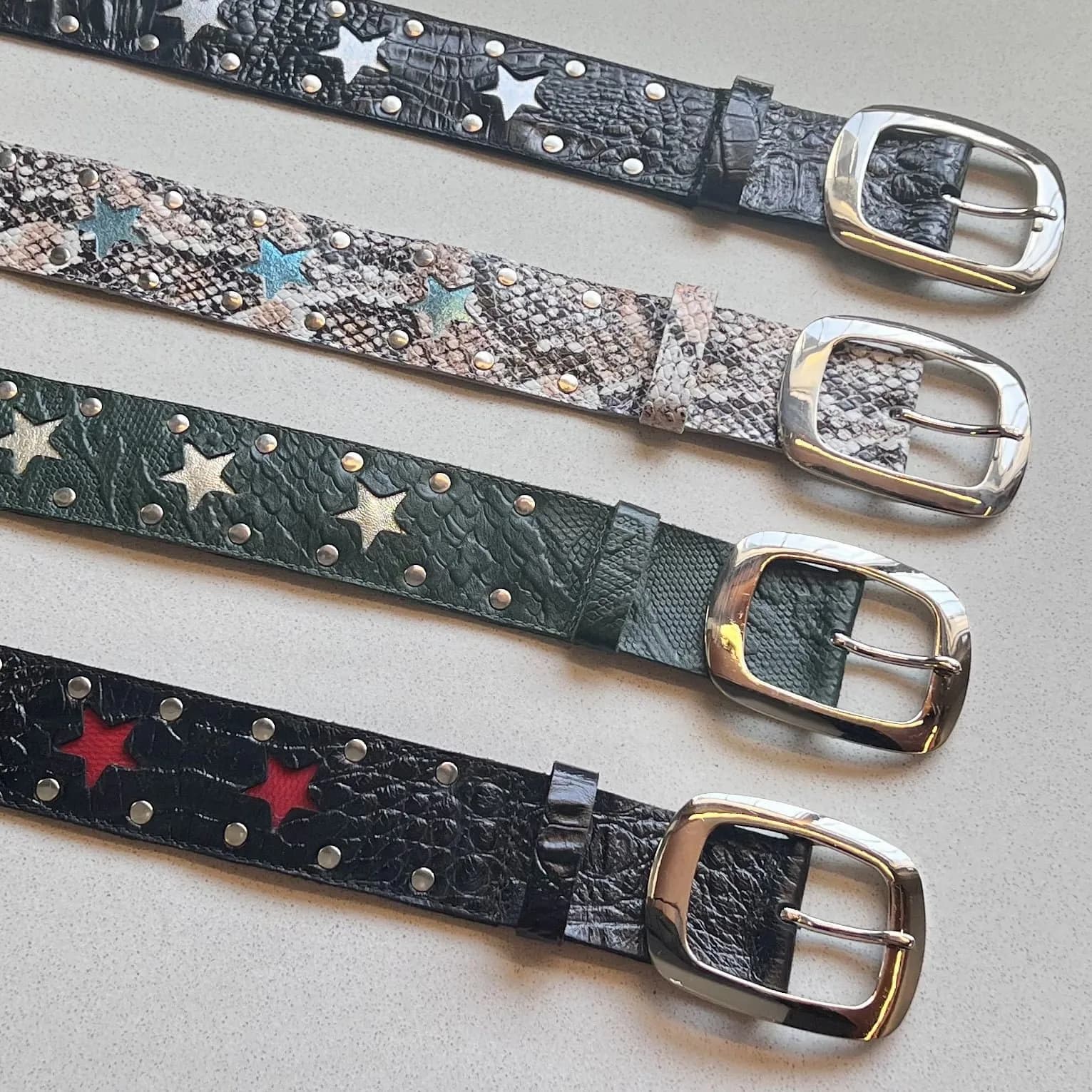 Rolling Leather Belt