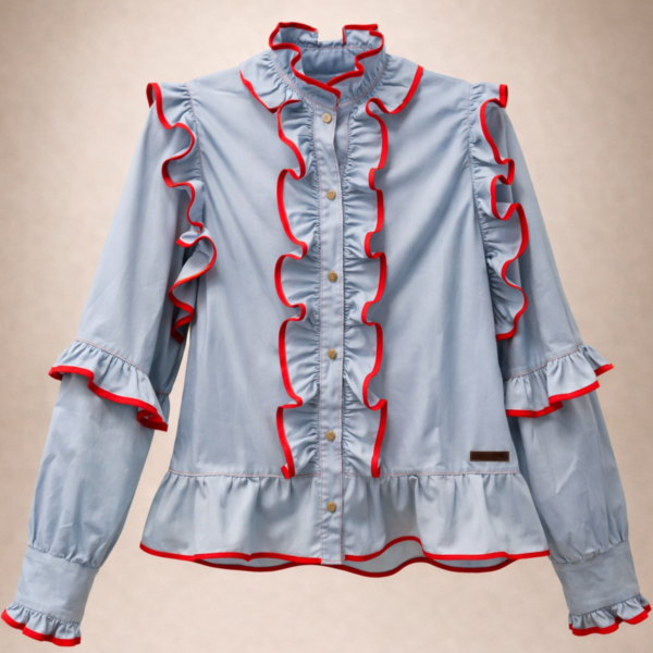 Camisa Rocío - Celeste