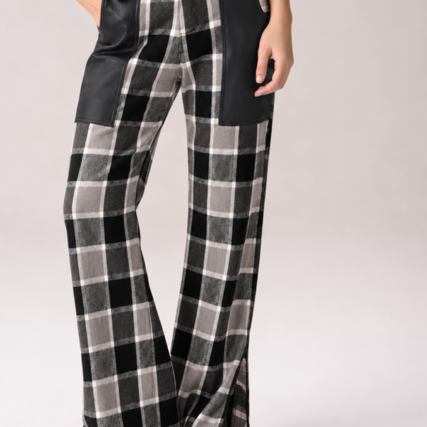 Pantalón Sur (Tartán y cuero)