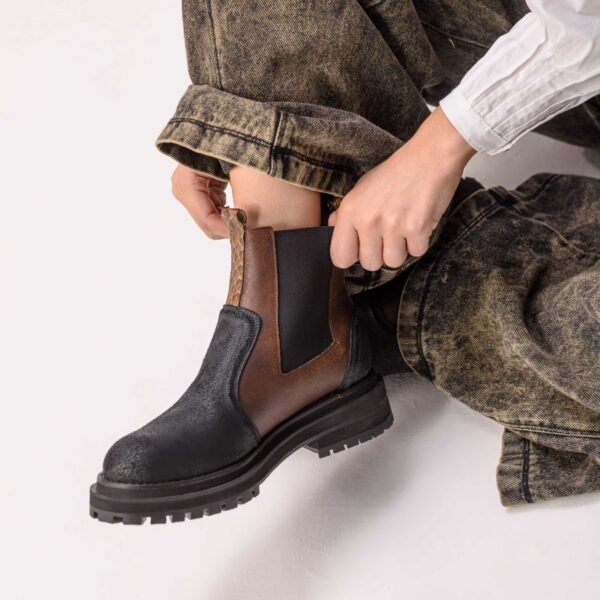 Botas Montana - Negro & Marrón